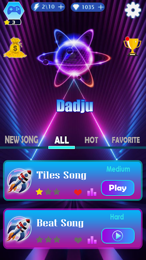 Dadju Tiles Hop Screenshot 0