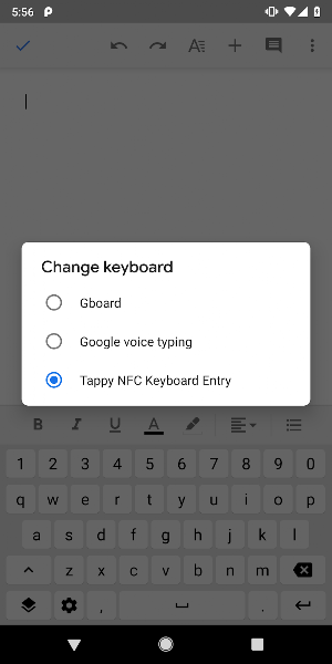 Tappy NFC Keyboard Entry Screenshot 2