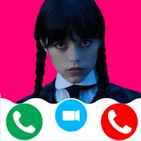 wednesday addams video call
