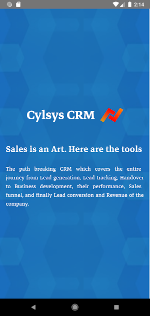 Cylsys CRM Screenshot 0
