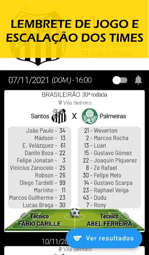 Agenda do Santos Screenshot 1