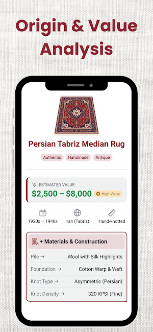Rug Identifier & Value Screenshot 1