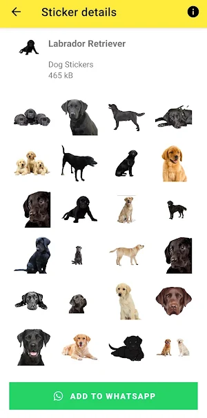 Dog Stickers for chatting - WA Screenshot 3