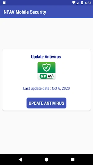 NPAV Total Mobile Security Screenshot 1
