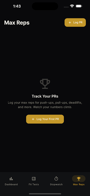 MilitaryFit Screenshot 3