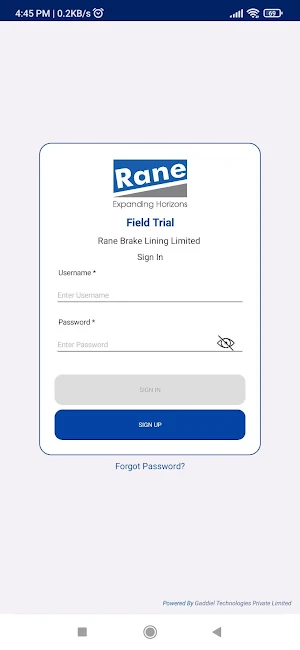 Rane Brake Lining -Field Trail Screenshot 2