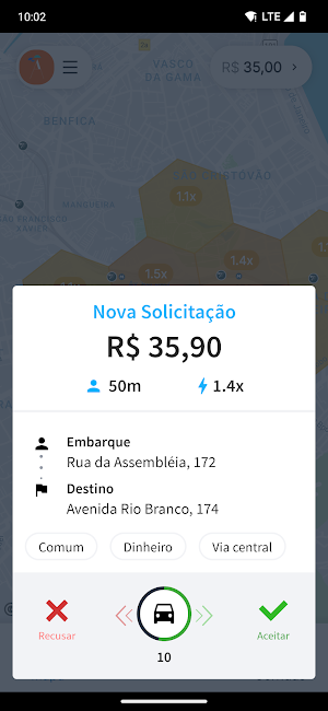 AVIP CAR - Motorista Screenshot 2