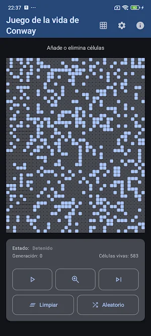 Juego de la vida de Conway Screenshot 0
