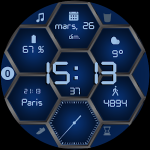 Hexa-Digital Watch Face Screenshot 3