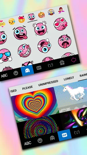 Colorful Holographic Keyboard  Screenshot 3