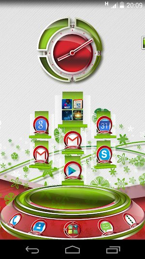 GreenLi 3D theme Next Launcher Screenshot 0