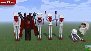 Skibidi Toilet VS SCP Mod MCPE Screenshot 1