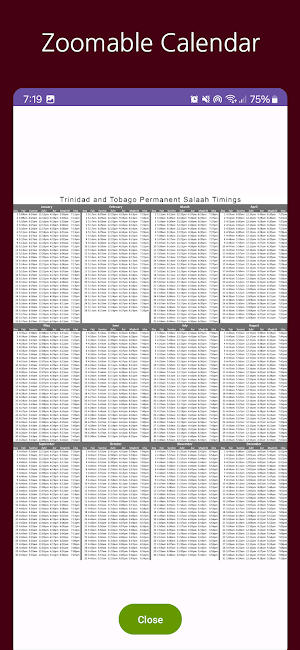 T&T Salaah Timings Screenshot 3