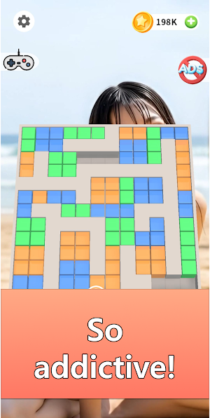 Sexy Jelly Merge Puzzle Screenshot 2