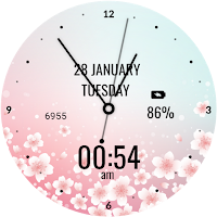 Pink Blossom Love Watch Face