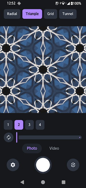 Kaleidoscope Camera: Mirror Screenshot 2