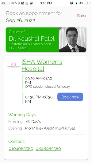 iSHA Hospital Screenshot 2