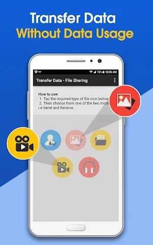 File Transfer – Share Videos & Data Screenshot 1