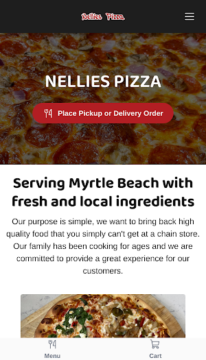 Nellies Pizza Screenshot 0