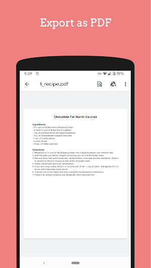 Keto Desserts Cookbook Screenshot 3