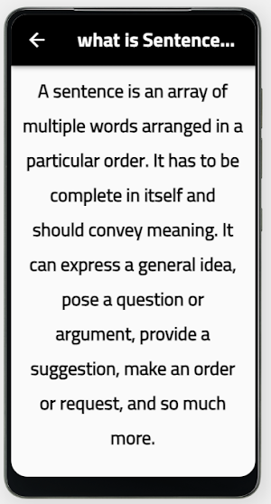 Sentences Screenshot 0