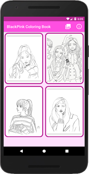 BlackPink K-Pop Coloring Books Screenshot 0