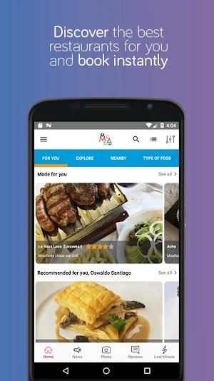 MESA 24/7 - Restaurants Reservations and Ordering Screenshot 0