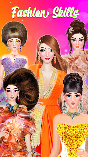 Model Dressup Fashion Makeover Screenshot 0