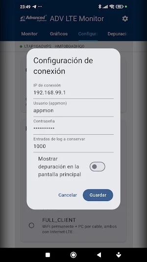 Advanced LTE Monitor Screenshot 1