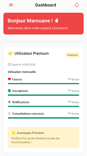 Concours+ Screenshot 0