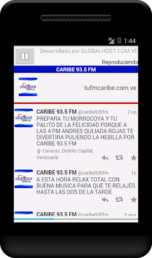 CARIBE 93.5 FM Screenshot 1