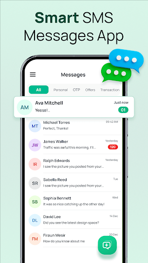 Messages - SMS & Text App Screenshot 1