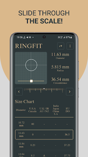 RingFit Pro - Know Ring Size Screenshot 1