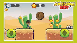 Awesome Boy Desert Adventure F Screenshot 1
