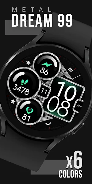 Dream 99 - Metal Watch Face Screenshot 0