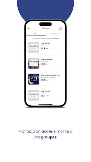 Dauphine Alumni Screenshot 3