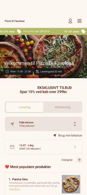 Pizze Di Favolosa Screenshot 0