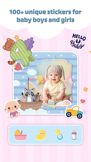 Cute Baby Birth Frame Editor Screenshot 1