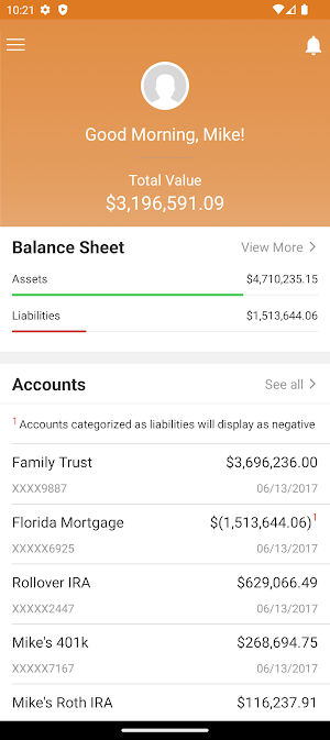 Orizon Wealth Management Screenshot 1