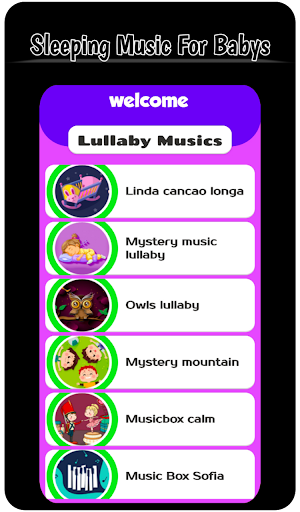 Sleepy music for babies Screenshot 1