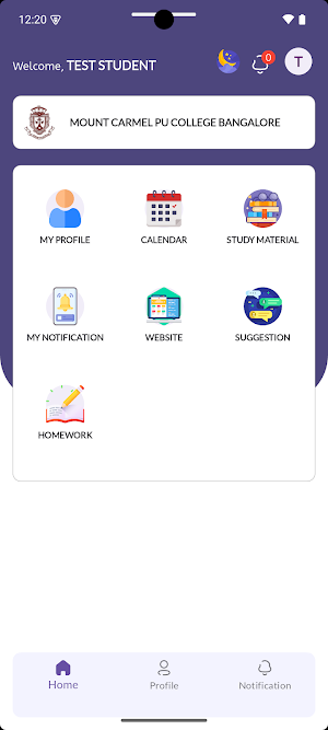 MOUNT CARMEL PU COLLEGE Screenshot 2