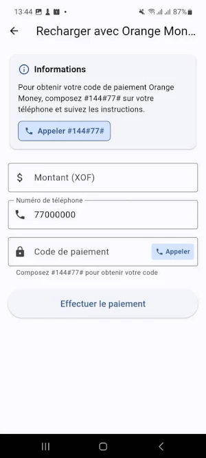 Shini Pay - Cantine Screenshot 1