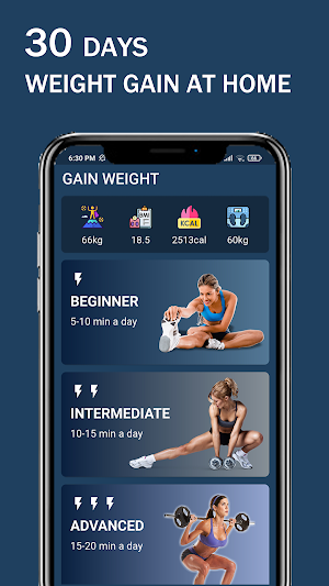 Weight Gain App for Women Screenshot 2