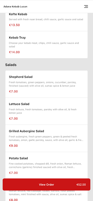 Adana Kebab Lucan Screenshot 2