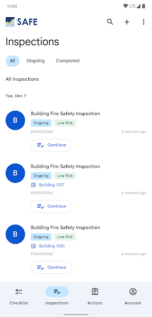 SAFE Inspection Screenshot 3
