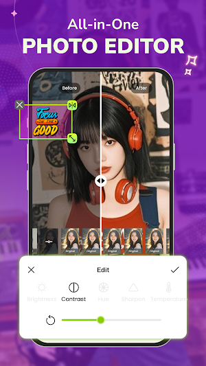 HD Beauty Camera Editor Screenshot 1