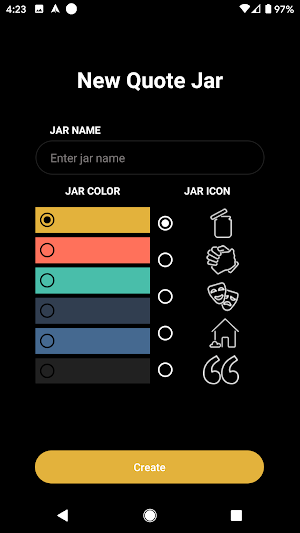 QuoteJar Screenshot 1