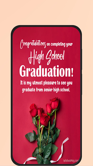 graduation message Screenshot 3