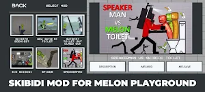 Skibidi For Melon Playground Screenshot 2