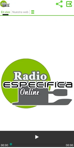 Radio Especifica Online Screenshot 0